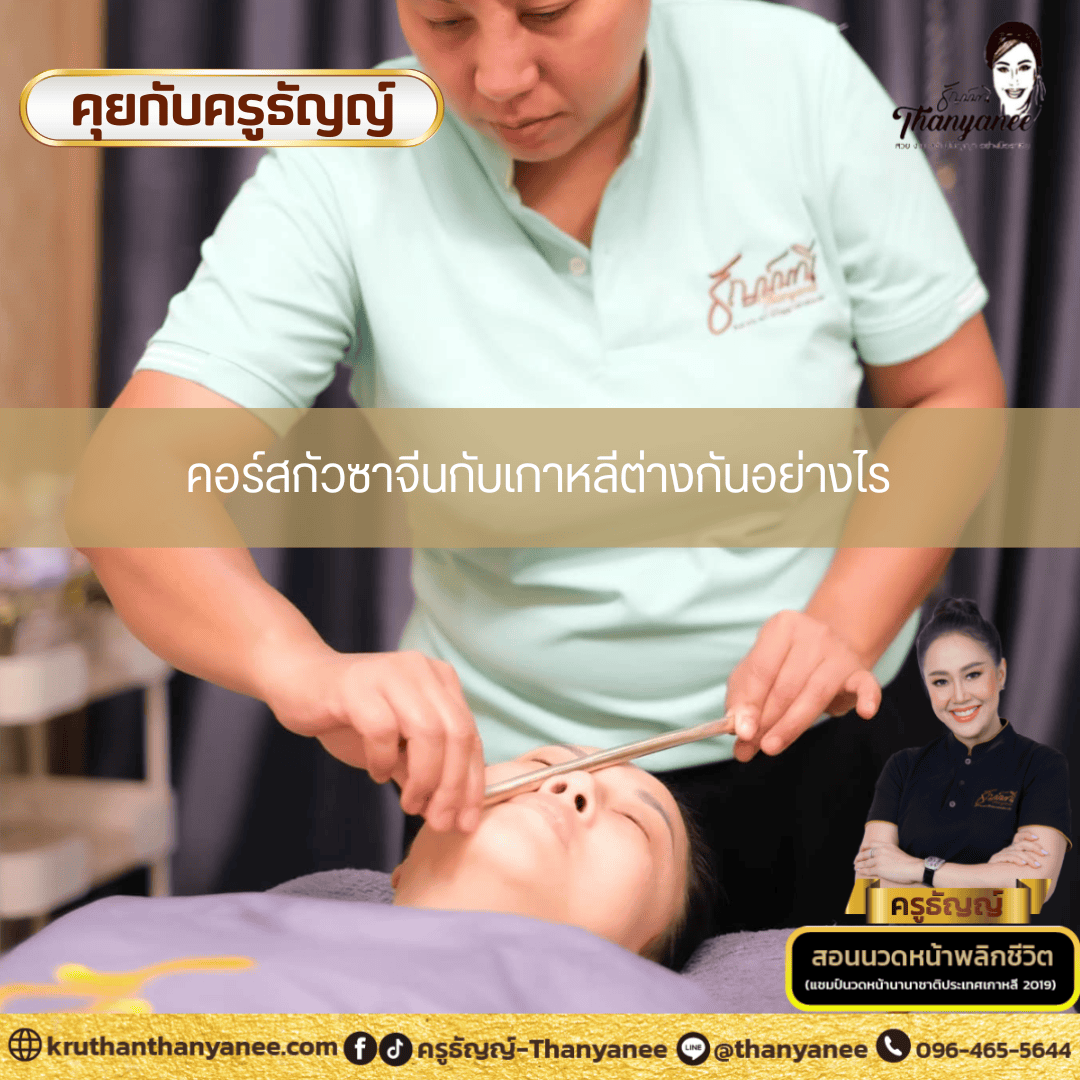 คอร์สกัวซาจีนกับเกาหลีต่างกันอย่างไร คอร์สกัวซาจีนกับเกาหลีต่างกันอย่างไร