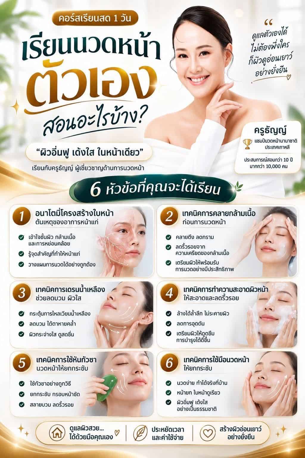 เรียนนวดหน้า